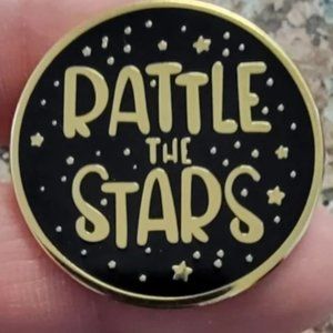 *2 for $13* "You Could Rattle the Stars" Throne of Glass Sarah J Maas Enamel Pin